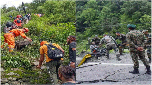 PIC45 Air Force landed in Kedarnath for rescue