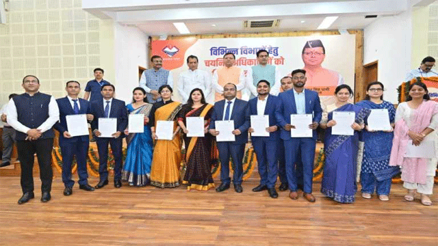PIC2 CM Dhami provided appointment letters